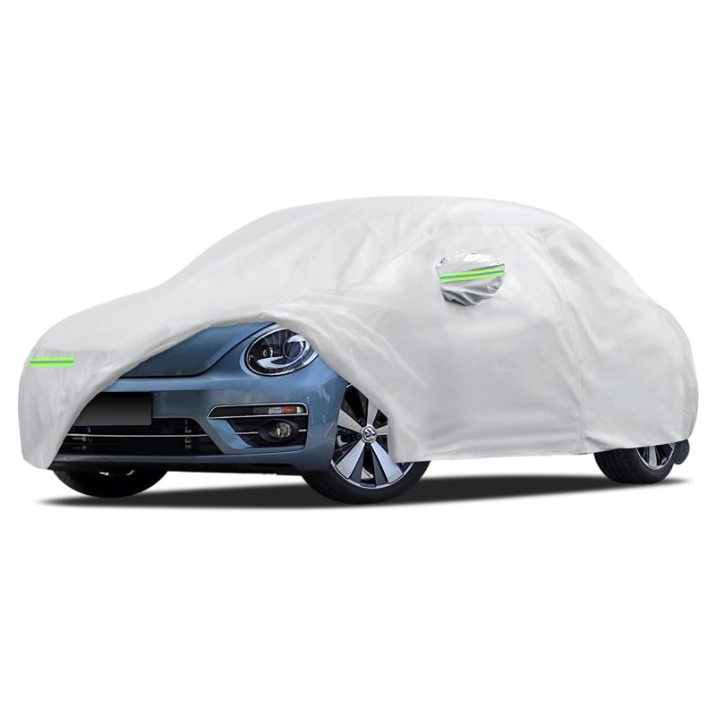 Migaven Car Cover Custom Fit for Volkswagen Beetle 2 Door 1998-2019, Migaven Waterproof Full Exterior Cover Sun Rain Protection with Door Zipper and Cotton Lining - Image 1